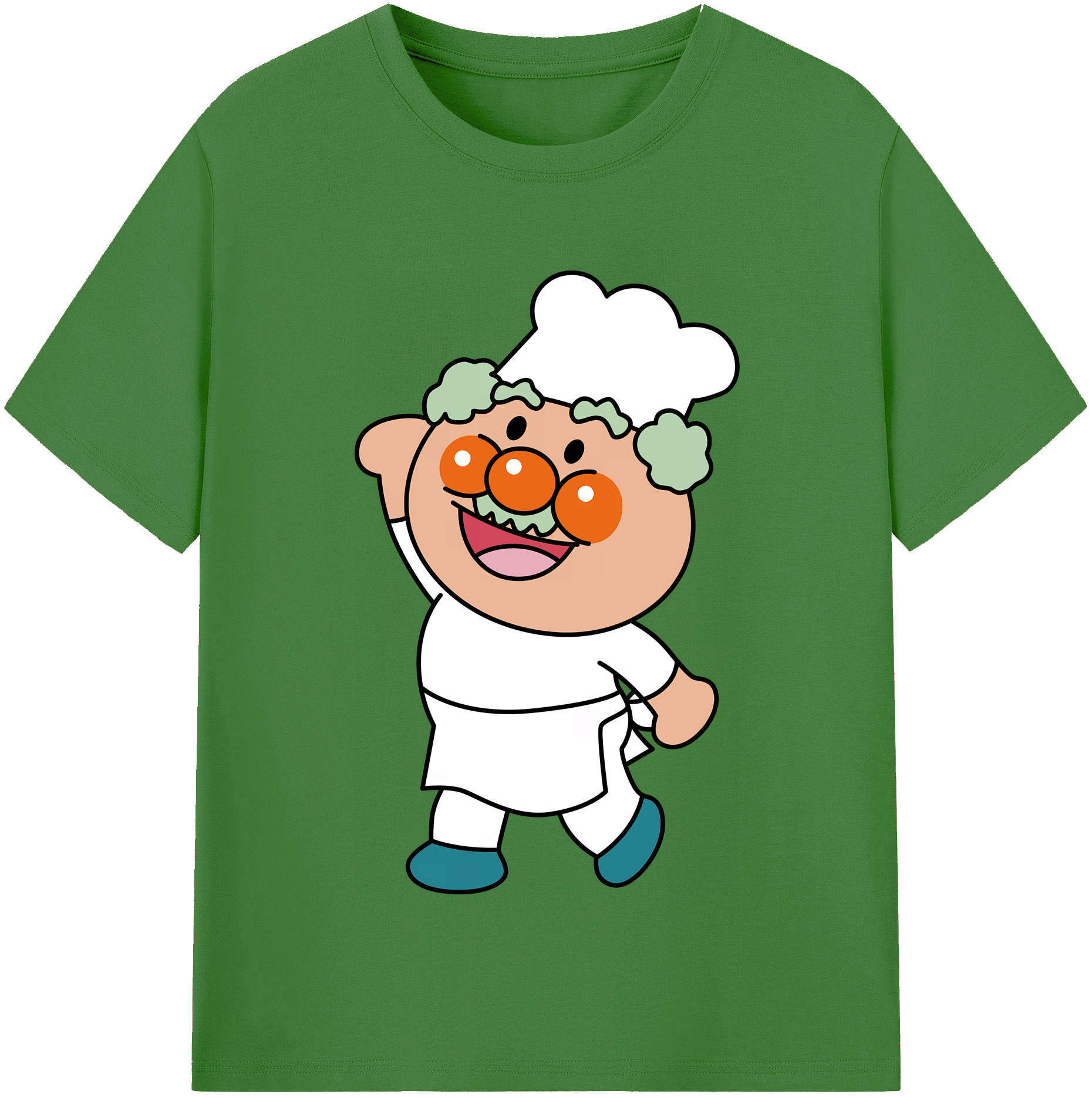 （画像用） アンパンマン Anpanman レディースカジュアルプリントTシャツ（綿100％）